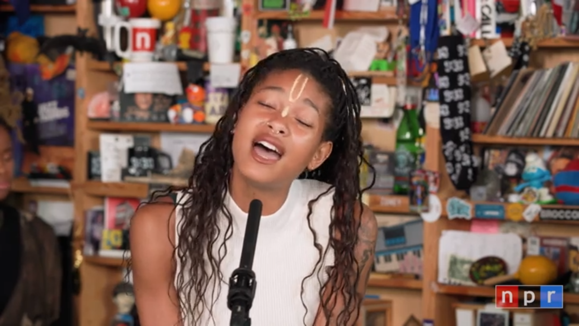Willo performs in NPR's offices
