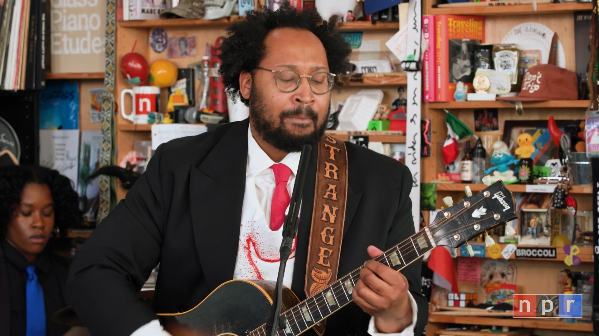 Bartees Strange performs in NPR's offices